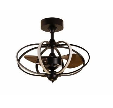 Đường kính nhỏ Quạt trần 26 inch Đèn 3 cánh ABS có thể đảo ngược Động cơ DC