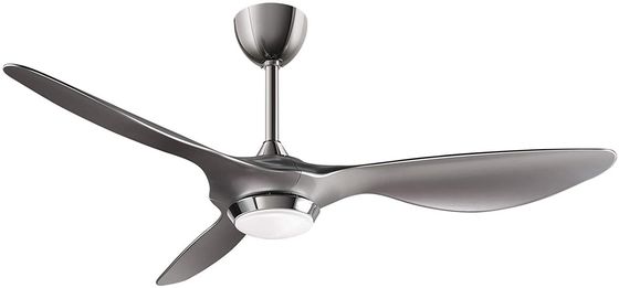 Quạt trần 72w phát sáng hiện đại sang trọng Đèn LED thân đèn Công tắc động cơ kim loại