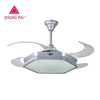 Tốc độ nhanh EMC Đèn quạt trần có thể thu vào 42 &quot;có thể điều chỉnh độ sáng với lưỡi cắt có thể thu gọn