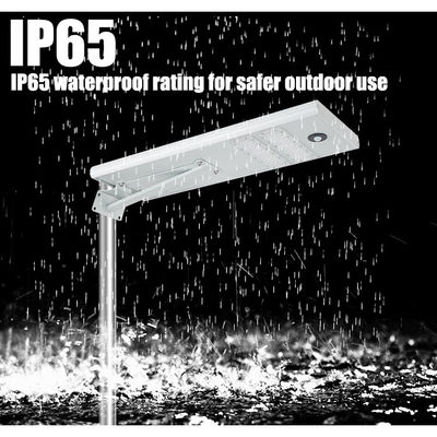 Đèn đường năng lượng mặt trời 60 Watt Led thông minh 100lm / W Đèn đường pin năng lượng mặt trời