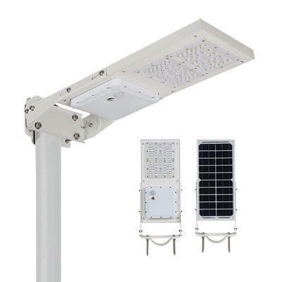 Lumen cao 7.4V 15W 30w Tất cả trong một Đèn đường năng lượng mặt trời 6000K Đèn đường năng lượng mặt trời ngoài trời