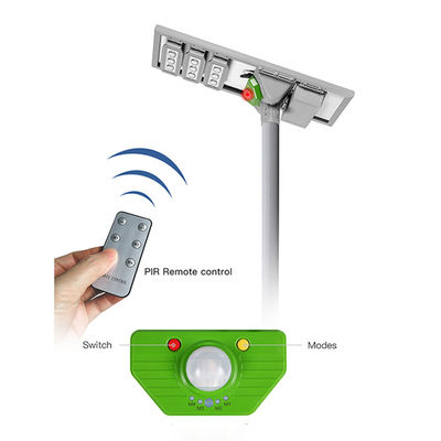 Ngoài trời 3000 Lumen 18 cái LED Đèn đường năng lượng mặt trời IP65 Chống thấm nước