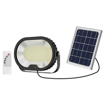 Công viên giải trí Điều khiển từ xa 7000K Ánh sáng an ninh năng lượng mặt trời 100lm / W Ip65 Đèn lũ lụt năng lượng mặt trời