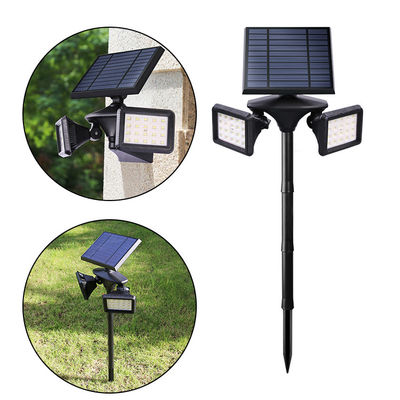 Chống thấm nước Ip65 600LM 40 LED Ánh sáng sân vườn năng lượng mặt trời PIR Đèn cắt cỏ chạy bằng năng lượng mặt trời