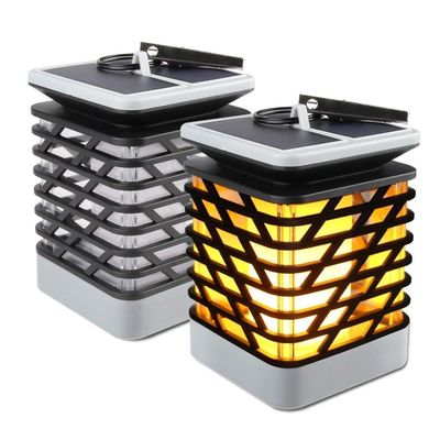 Đèn đuốc ngọn lửa nhấp nháy đèn LED năng lượng mặt trời 30LM 3500K