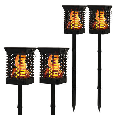 Màu trắng ấm IP65 75 LED Đèn năng lượng mặt trời 100lm / w Đèn nhấp nháy năng lượng mặt trời Ngọn lửa năng lượng mặt trời Đèn pin