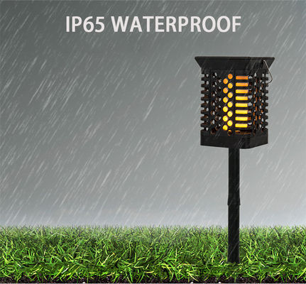 Màu trắng ấm IP65 75 LED Đèn năng lượng mặt trời 100lm / w Đèn nhấp nháy năng lượng mặt trời Ngọn lửa năng lượng mặt trời Đèn pin