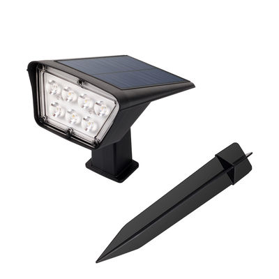 20000 giờ 300lm Đèn LED năng lượng mặt trời ngoài trời Ánh sáng sân vườn 180 độ Góc chùm tia