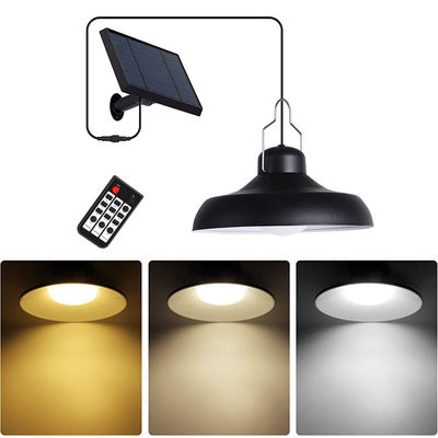 90lm / W 2800-3200K Đèn năng lượng mặt trời Led Shed Đèn năng lượng mặt trời Mặt dây để cắm trại