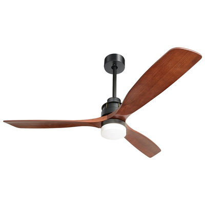 Thời trang có thể điều chỉnh 65W 60 inch 3 cánh Quạt trần Ánh sáng 1500lm
