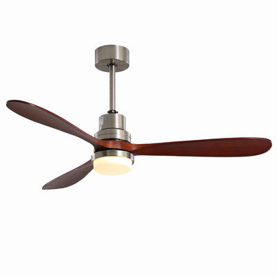 EMC Home Hotel 220v 1320MM Quạt trần gỗ Đèn ba tốc độ Tùy chỉnh