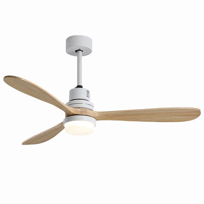 EMC Home Hotel 220v 1320MM Quạt trần gỗ Đèn ba tốc độ Tùy chỉnh