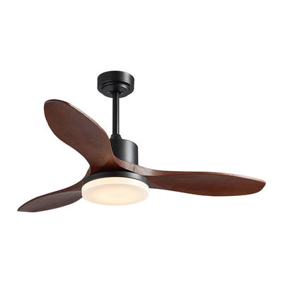 Ván ép Blade Cổ điển Quạt trần điện 20w 52 inch với trang trí ánh sáng cho nhà