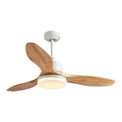 Ván ép Blade Cổ điển Quạt trần điện 20w 52 inch với trang trí ánh sáng cho nhà