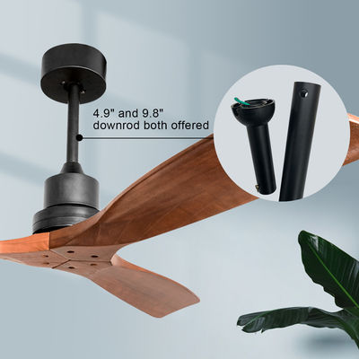 Quạt trần đèn 3 cánh bằng gỗ 4100K
