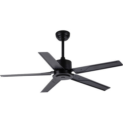 Loft Style 52 inch 110VAC Lưỡi kim loại Quạt trần Bệ Cài đặt thời gian Điều khiển từ xa RF