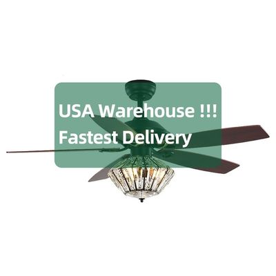 Quạt trần cánh kim loại công suất thấp 65W với động cơ DC DC 120V nhẹ