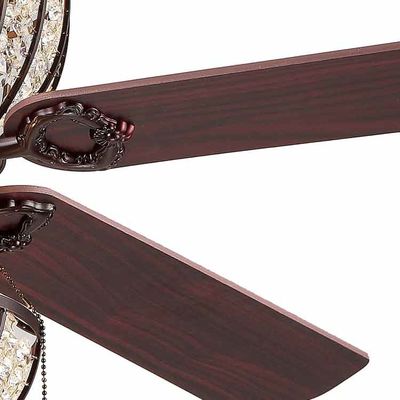 Đèn quạt trần pha lê 6000LM 48 inch 1220MM sang trọng cho phòng khách