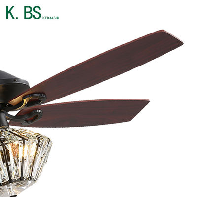 Quạt trần trang trí phòng khách 65W 120V / Quạt trần lấp lánh Siêu sáng