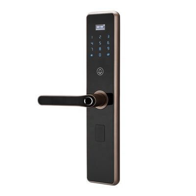 Không cần chìa khóa quẹt thẻ Vân tay 70mm Khóa điện tử thông minh 8 pin AA