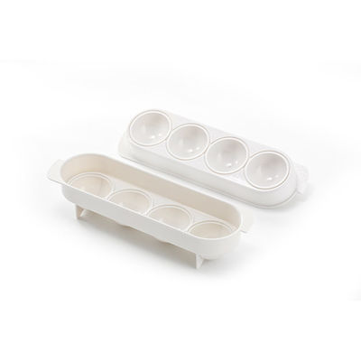 CE EU Sản phẩm đồ dùng nhà bếp bằng silicone 115g Khay đá hình cầu có nắp