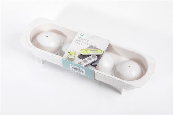 CE EU Sản phẩm đồ dùng nhà bếp bằng silicone 115g Khay đá hình cầu có nắp