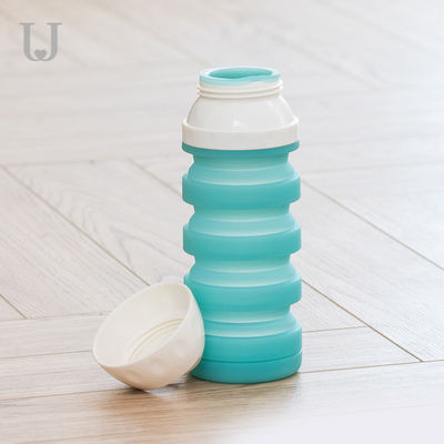 Sản phẩm thú cưng Silicone ngoài trời 570ml Cốc uống nước cho chó có thể gập lại