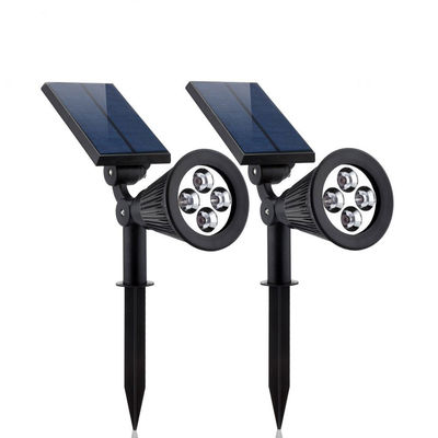 5000K RGB thay đổi màu sắc đèn cảnh quan năng lượng mặt trời IP44 200 Lumen Đèn đường năng lượng mặt trời
