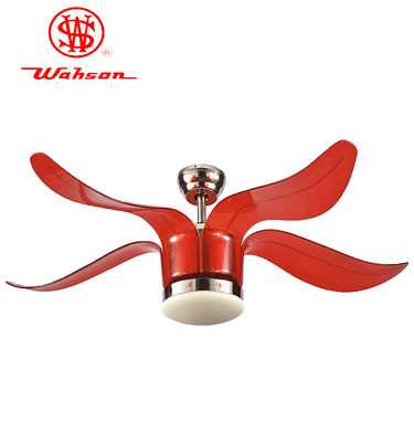 Tiết kiệm năng lượng Quạt làm mát động cơ điện trong nhà 52Inch Quạt trần 4 cánh có đèn