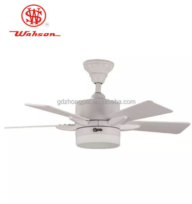 Quạt trần LED có thể điều chỉnh độ sáng 36 inch 5 Chất liệu ván ép Màu trắng