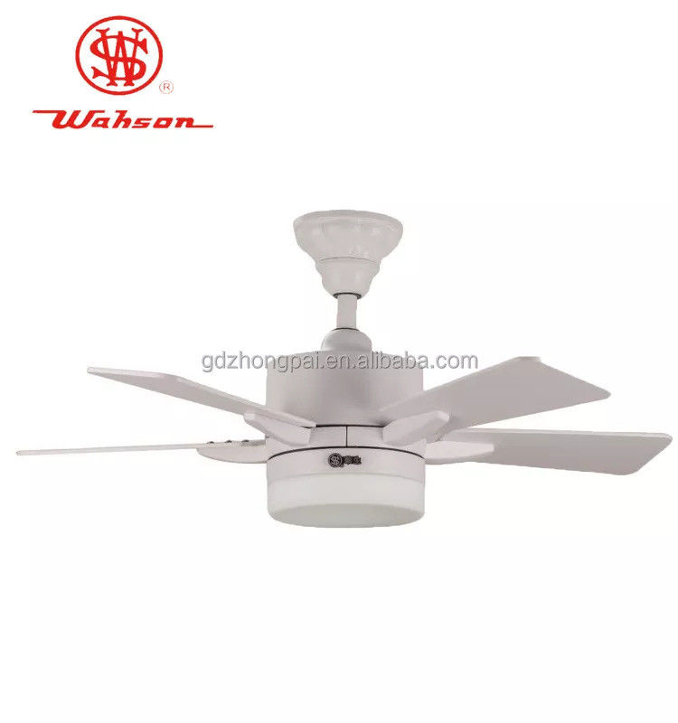 Quạt trần LED có thể điều chỉnh độ sáng 36 inch 5 Chất liệu ván ép Màu trắng