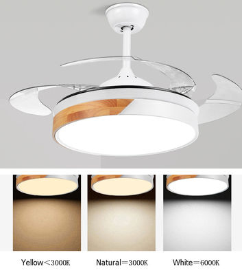 Quạt trần pha lê có thể thu vào 42 inch 220v Quạt trần có đèn