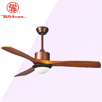Động cơ Dc 3 Ploywood Blades Quạt trần đèn Led hiện đại có thể điều chỉnh độ sáng trong nhà